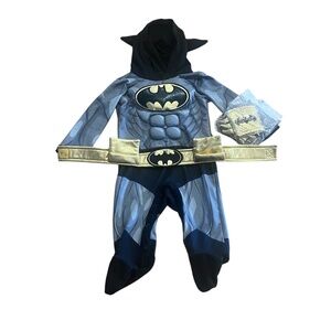Batman Infant's Black and Gray Batman Costume Size 0-6M